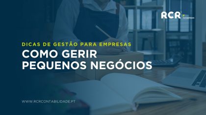 gerir pequenos negócios