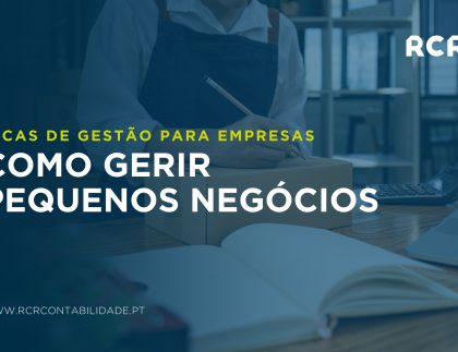 gerir pequenos negócios