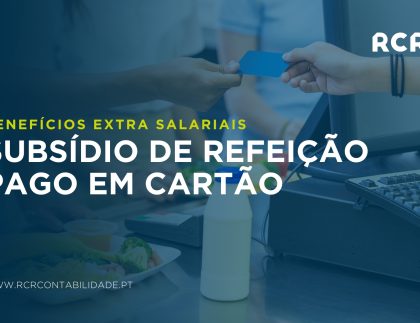 Subsídio de Refeição pago em Cartão