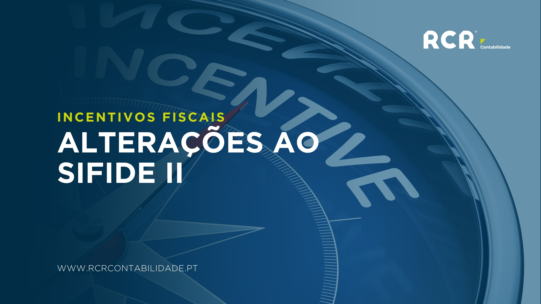 Altera es Ao SIFIDE II RCR Contabilidade Altera es Ao SIFIDE II RCR Contabilidade