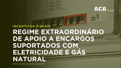 Regime Extraordinário de Apoio a Encargos Suportados com Eletricidade e Gás Natural